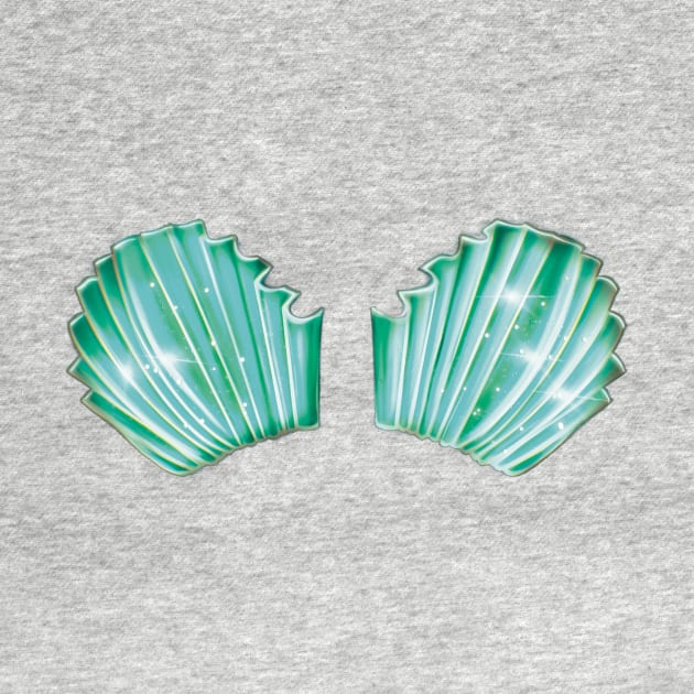 Shell mermaid bra by xsaxsandra